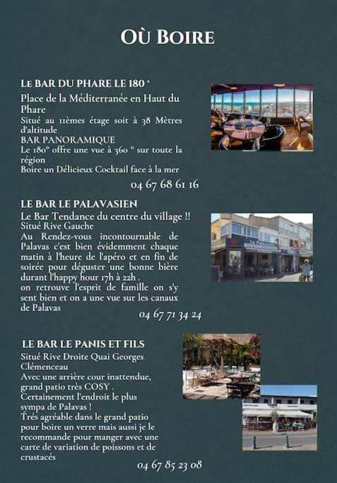 Appartement Palavas Les Flots T2 + Parking Prive Eksteriør billede